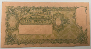 Argentina, 1 Peso, ND (1945-48), XF 75 years old