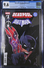 Load image into Gallery viewer, CGC 9.6 Deadpool / Batman #1 Ryan Stegman cover (Hulk 340 homage)
