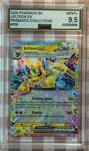 Jolteon EX 30/131 Prismatic Evolutions 2025 Pokemon AGS 9.5