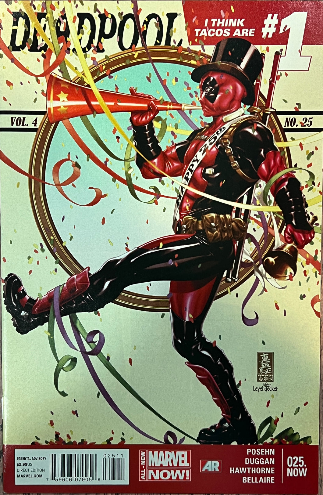 Deadpool Vol 4 #25.NOW  Mark Brooks Cover