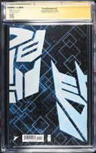Load image into Gallery viewer, CGC x JSA 9.8 Transformers #1 Nakayama cover 10th printing signed by Daniel Warren Johnson

