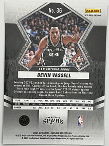 Devin Vassell [Green] #36 2021 Panini Mosaic