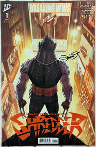 TMNT Shredder #1 Michele Bandini Cover Signed by Dan Watters