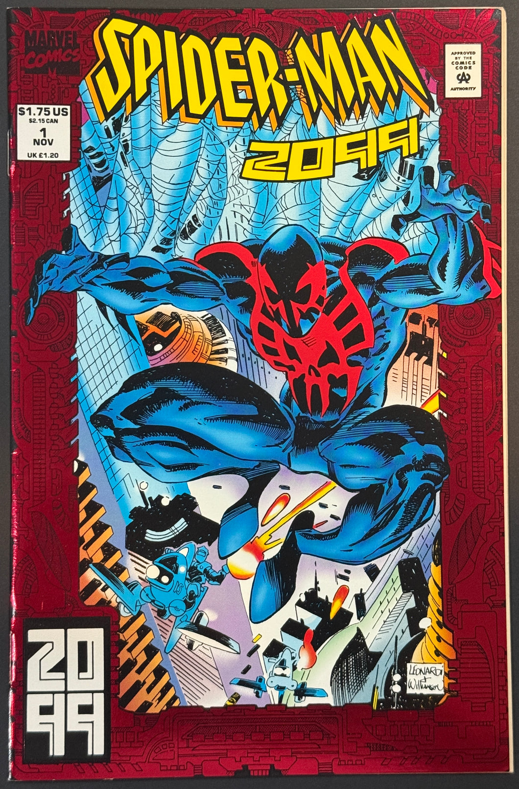 Spider-Man 2099 #1 (1992) Red Foil cover