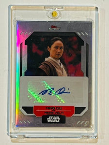 2023 Topps Finest Star Wars Ming Qiu Minas Velti Auto Autograph #FA-MQ