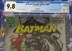 CGC 9.8 Batman Facsimile #609 (2025) DC Comics Foil Variant