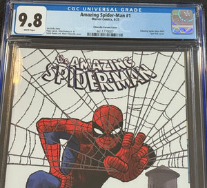 CGC 9.8 Amazing Spider-Man #1 Chiarello Spot foil variant cover