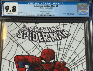 CGC 9.8 Amazing Spider-Man #1 Chiarello Spot foil variant cover
