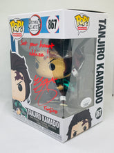 Load image into Gallery viewer, Tanjiro Kamado 867 Demon Slayer Funko Pop signed by Zack Aguilar (569)
