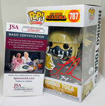 Load image into Gallery viewer, Himiko Toga 787 My Hero Academia funko pop signed by Leah Clark
