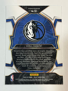 Luka Doncic Retail Blue Concourse #51 Mavericks 2022-23 Select