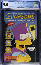Load image into Gallery viewer, CGC 9.0 Simpsons Comics and Stories #1 (1993)
