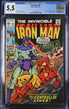 Load image into Gallery viewer, CGC 5.5 Iron Man #28 (1970)
