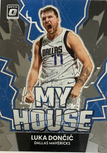 Luka Doncic #3 2022 Panini Donruss Optic My House