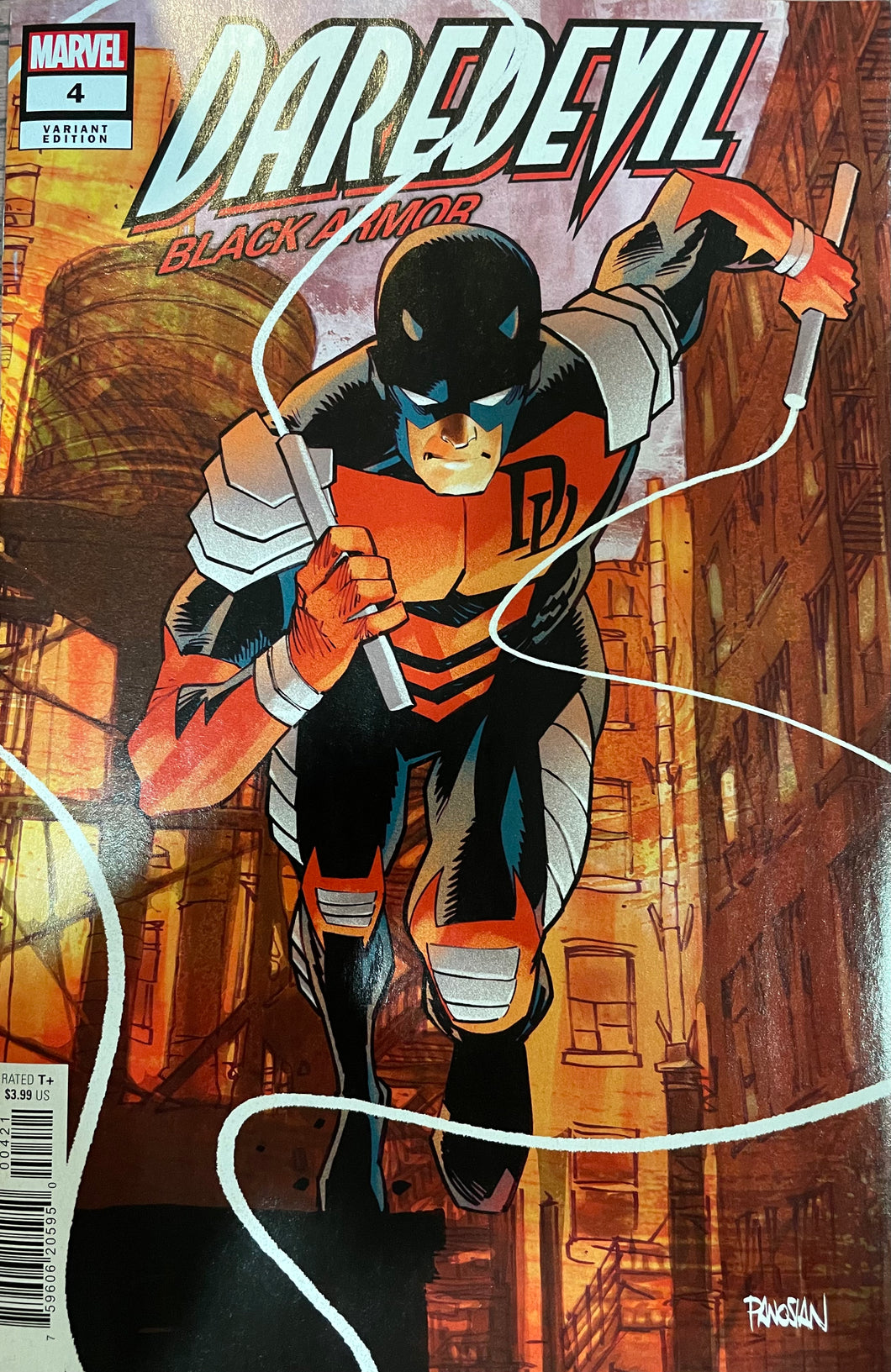 Daredevil Black Armor #4 (2024) Dan Panosian cover