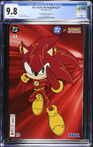 CGC 9.8 DC x Sonic the Hedgehog #1 6/25 Second Printing/Variant Cover