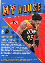 Load image into Gallery viewer, Donovan Mitchell #2 2021 Panini Donruss Optic My House
