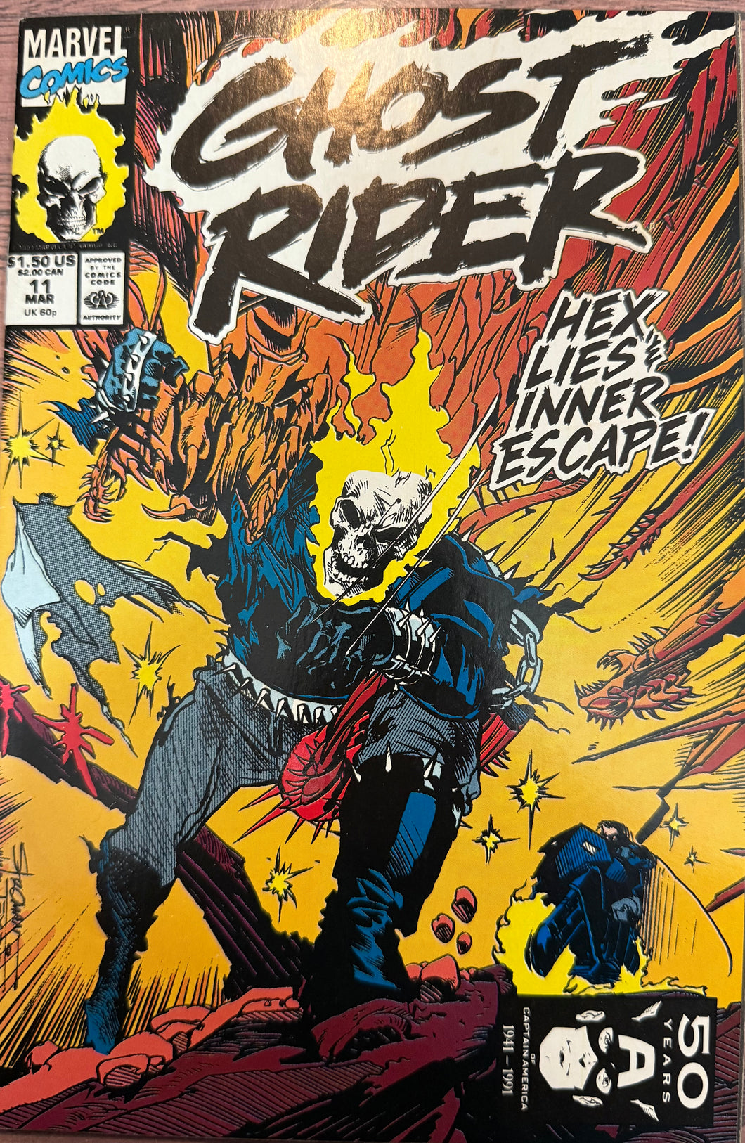 GHOST RIDER #11 (2ND SERIES) (1991)