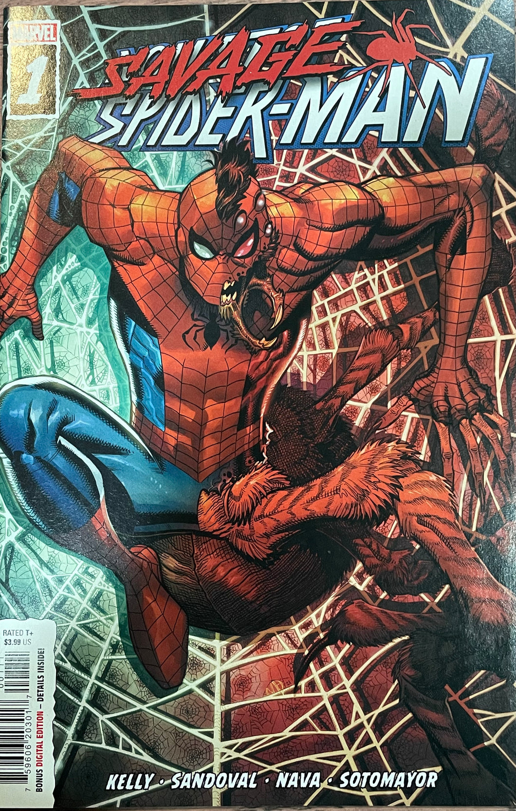 Savage Spider-Man #1 (2022) cover by Nick Bradshaw