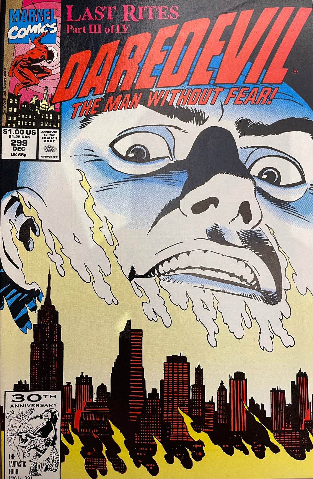 Daredevil the Man without fear #299 (1991)