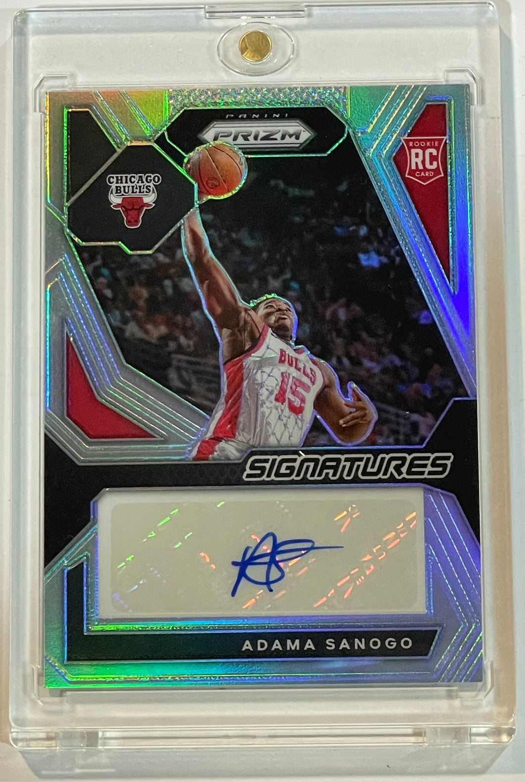 2023-24 Panini Silver Prizm Adama Sanogo Chicago Bulls RC Rookie AUTO