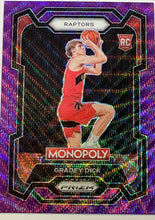 Load image into Gallery viewer, Gradey Dick [Purple] #84 2023 Panini Prizm Monopoly
