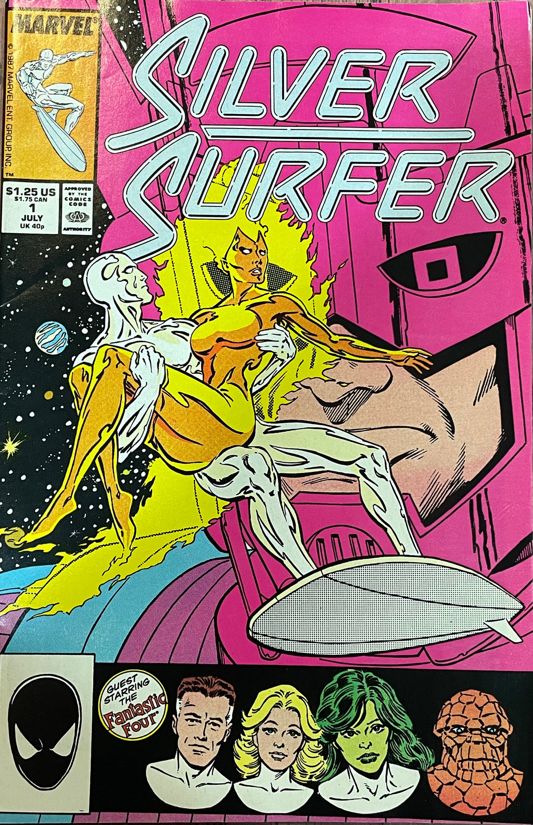 Silver Surfer #1-3 (3 book run) 1987 second series