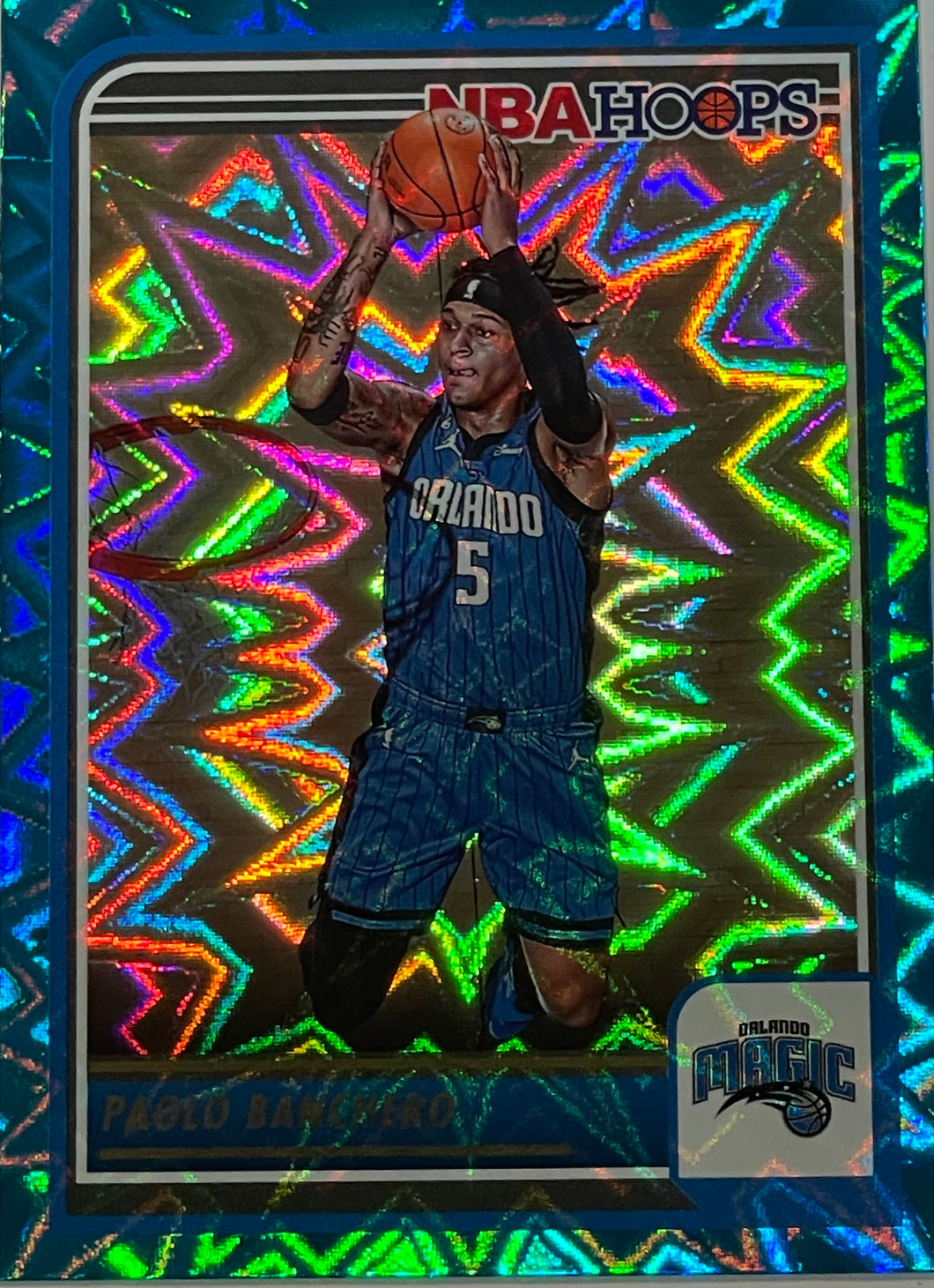 Paolo Banchero [Teal Explosion] #76 2023 Panini Hoops