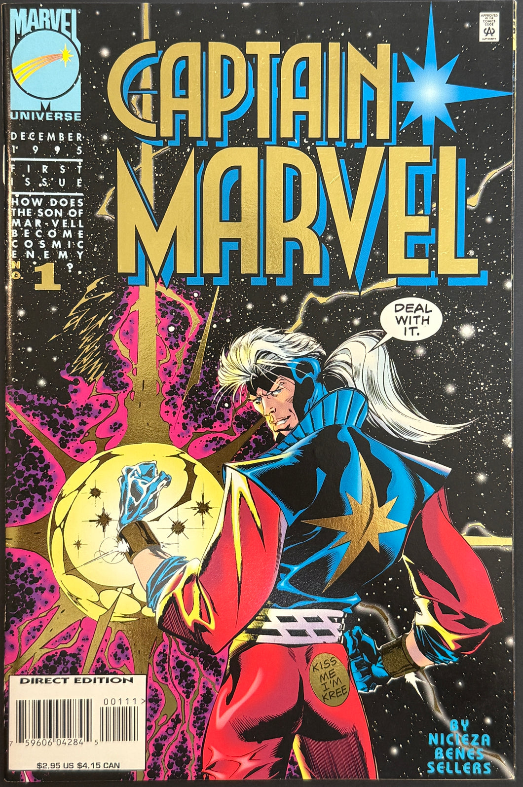 Captain Marvel #1 (1995) Foil cover