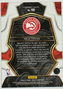 Trae Young [Blue] #166 2022 Panini Select