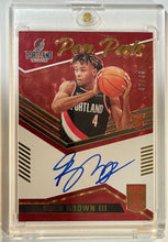 Load image into Gallery viewer, 2021-22 Donruss Elite Greg Brown III Red Pen Pals Rookie RC Auto #47/49
