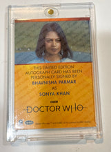 Load image into Gallery viewer, Bhavnisha Parmar as Sonya DOCTOR WHO Series 11 &amp; 12 Bordered Autograph Card
