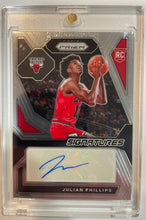 Load image into Gallery viewer, 2023-24 Prizm Julian Phillips Rookie RC Auto Autograph #RSI-PPS Bulls

