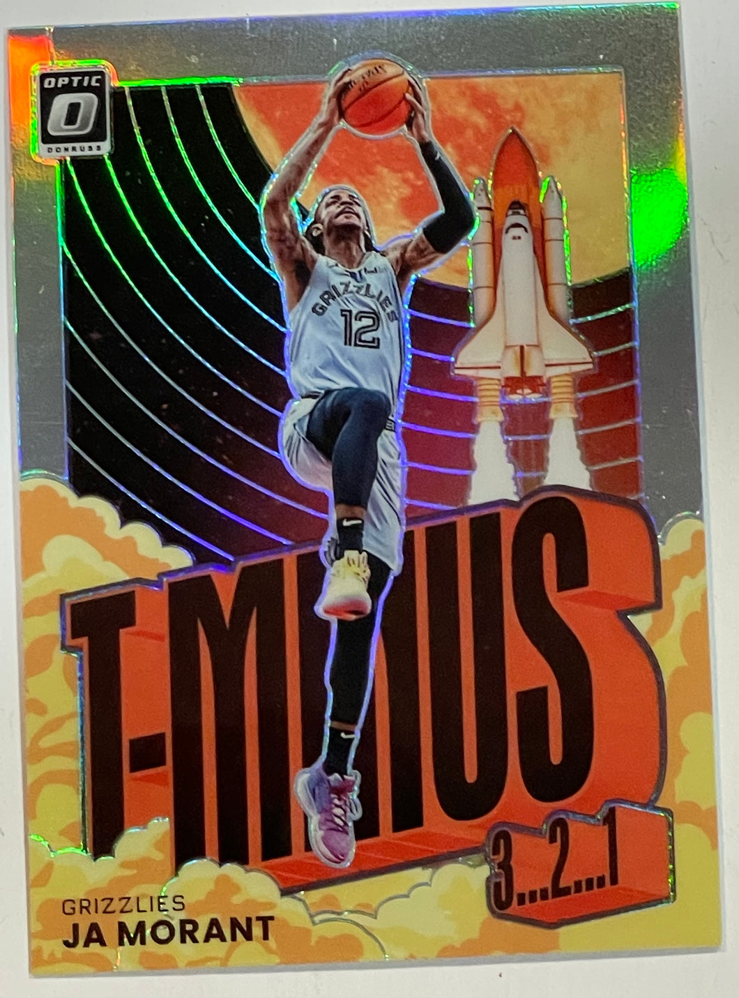 Ja Morant [Holo] #10 2021 Panini Donruss Optic T Minus 3 2 1