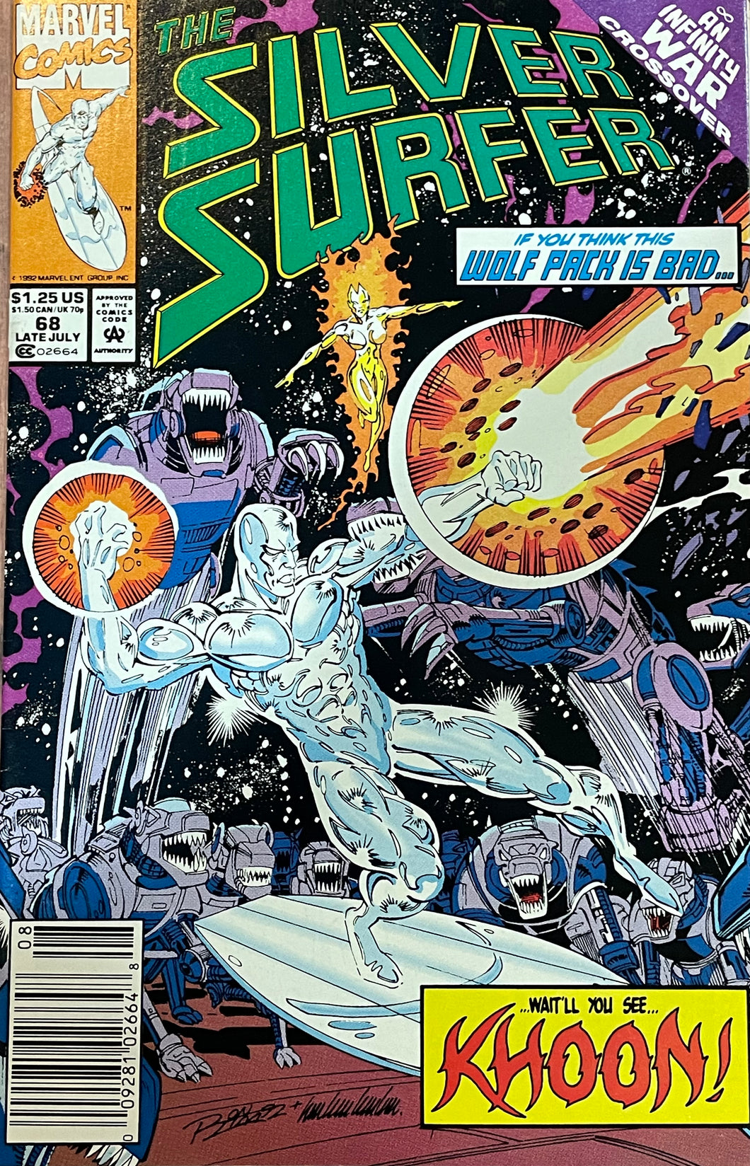 Silver Surfer #68 (1992) 2nd Series