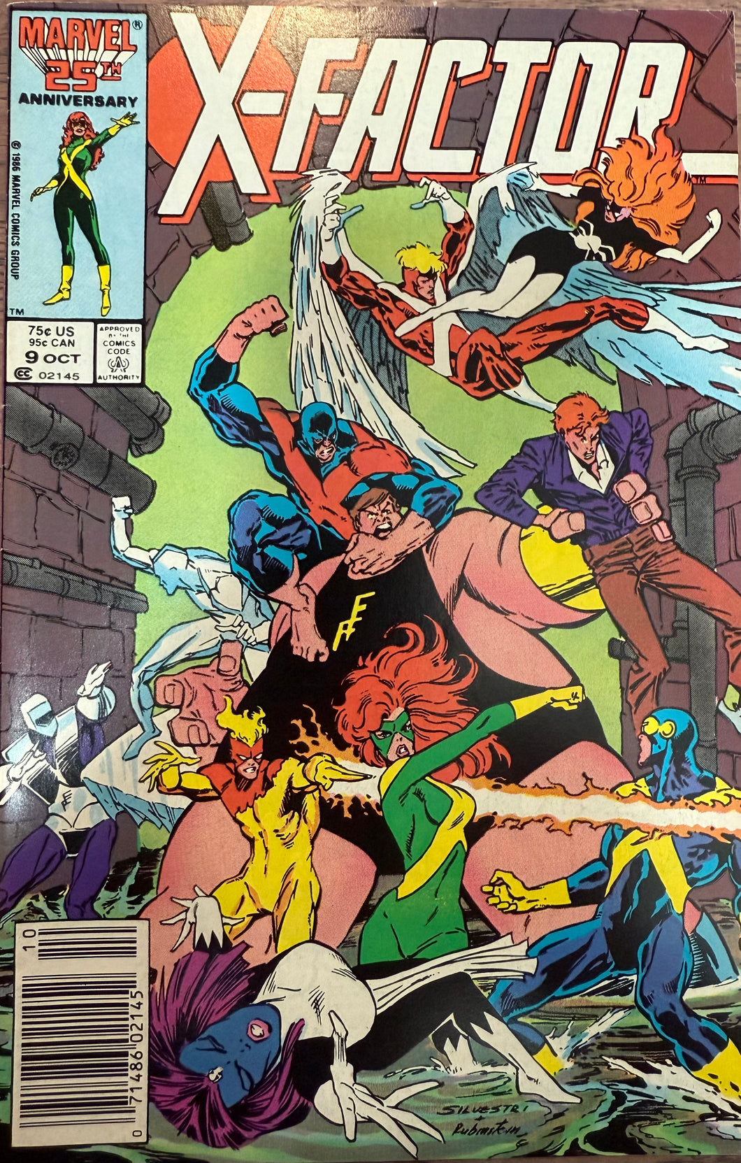 X-Factor #9 (1986 1st Series) Mark Jewelers