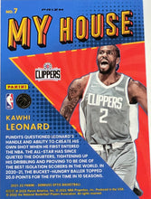 Load image into Gallery viewer, Kawhi Leonard [Holo] #7 2021 Panini Donruss Optic My House
