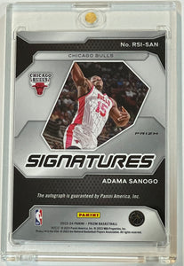 2023-24 Panini Silver Prizm Adama Sanogo Chicago Bulls RC Rookie AUTO