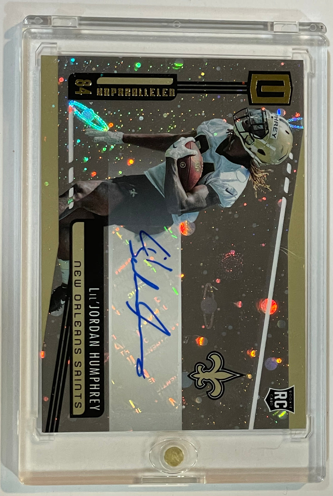 2019 Unparalleled Lil'Jordan Humphrey Cosmos Rookie Autograph Auto #227 Saints