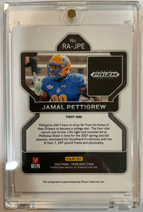 2022 Prizm Draft Picks Jamal Pettigrew Autograph Rookie Auto RC #RA-JPE