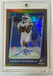 2021 Illusions Marquez Stevenson Rookie Signs Rookie Auto RC #127/199 Bills