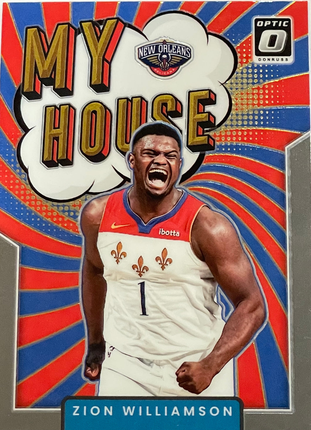 Zion Williamson #10 2021 Panini Donruss Optic My House
