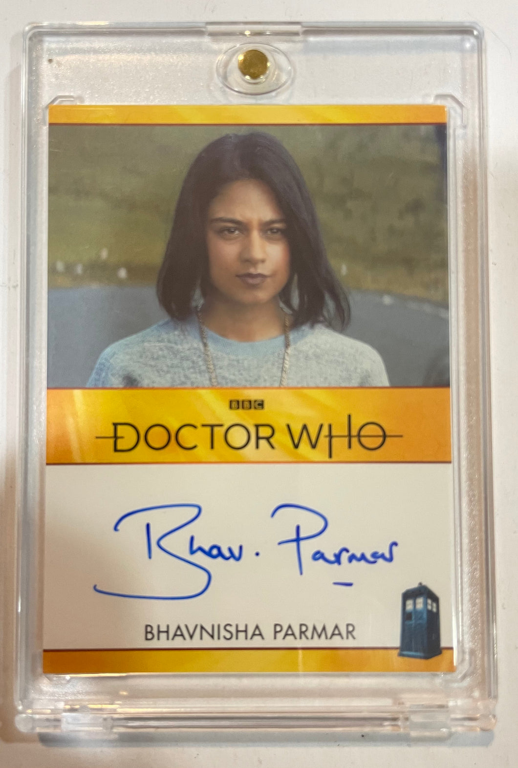 Bhavnisha Parmar as Sonya DOCTOR WHO Series 11 & 12 Bordered Autograph Card