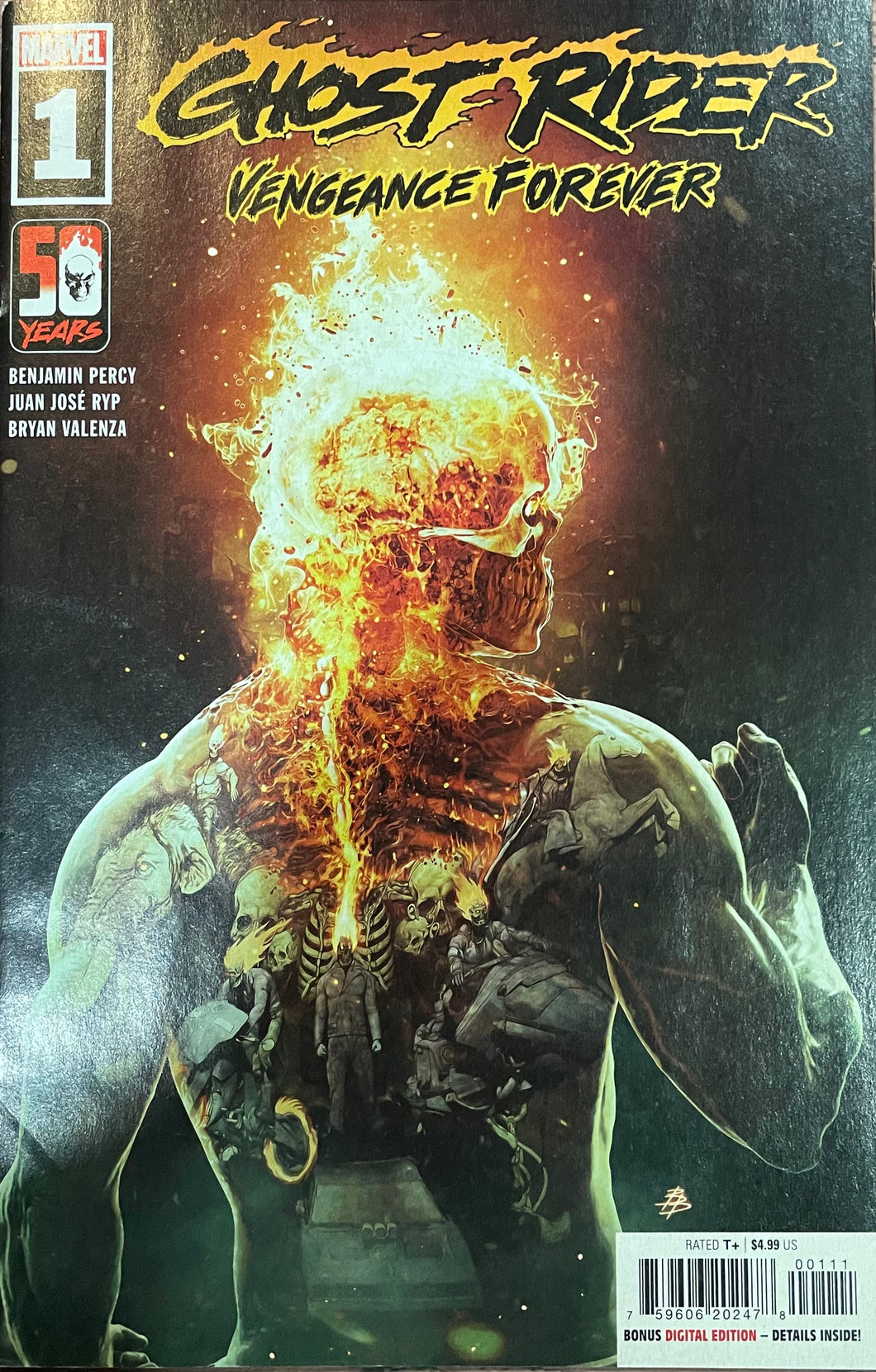 Ghost Rider: Vengeance Forever #1 Cover by Bjorn Barends