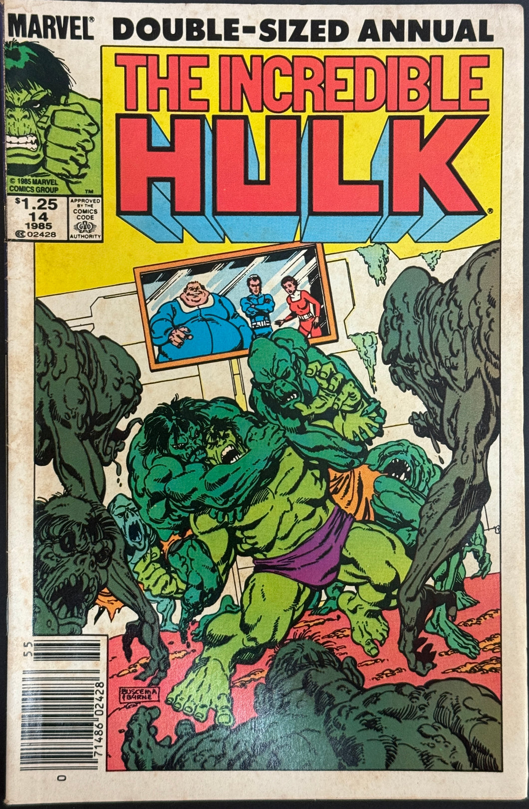 The Incredible Hulk Annual #14 (1985) Double size