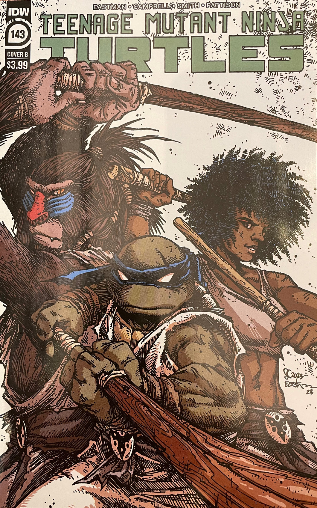 Teenage Mutant Ninja Turtles #143 (Kevin Eastman & Sophie Campbell variant)