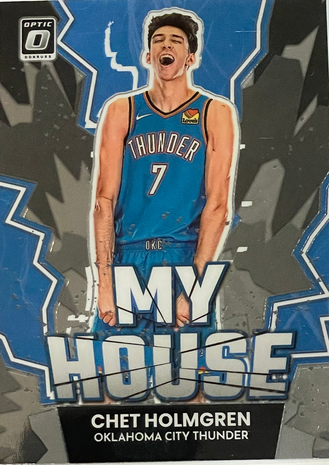Chet Holmgren #8 2022 Panini Donruss Optic My House