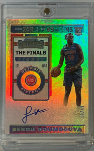 2019-20 Contenders Sekou Doumbouya The Finals Ticket Rookie Auto #18/49