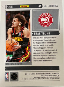 Trae Young #245 2021 Panini Chronicles