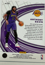 Load image into Gallery viewer, Anthony Davis #22 2022 Panini Donruss Optic Express Lane
